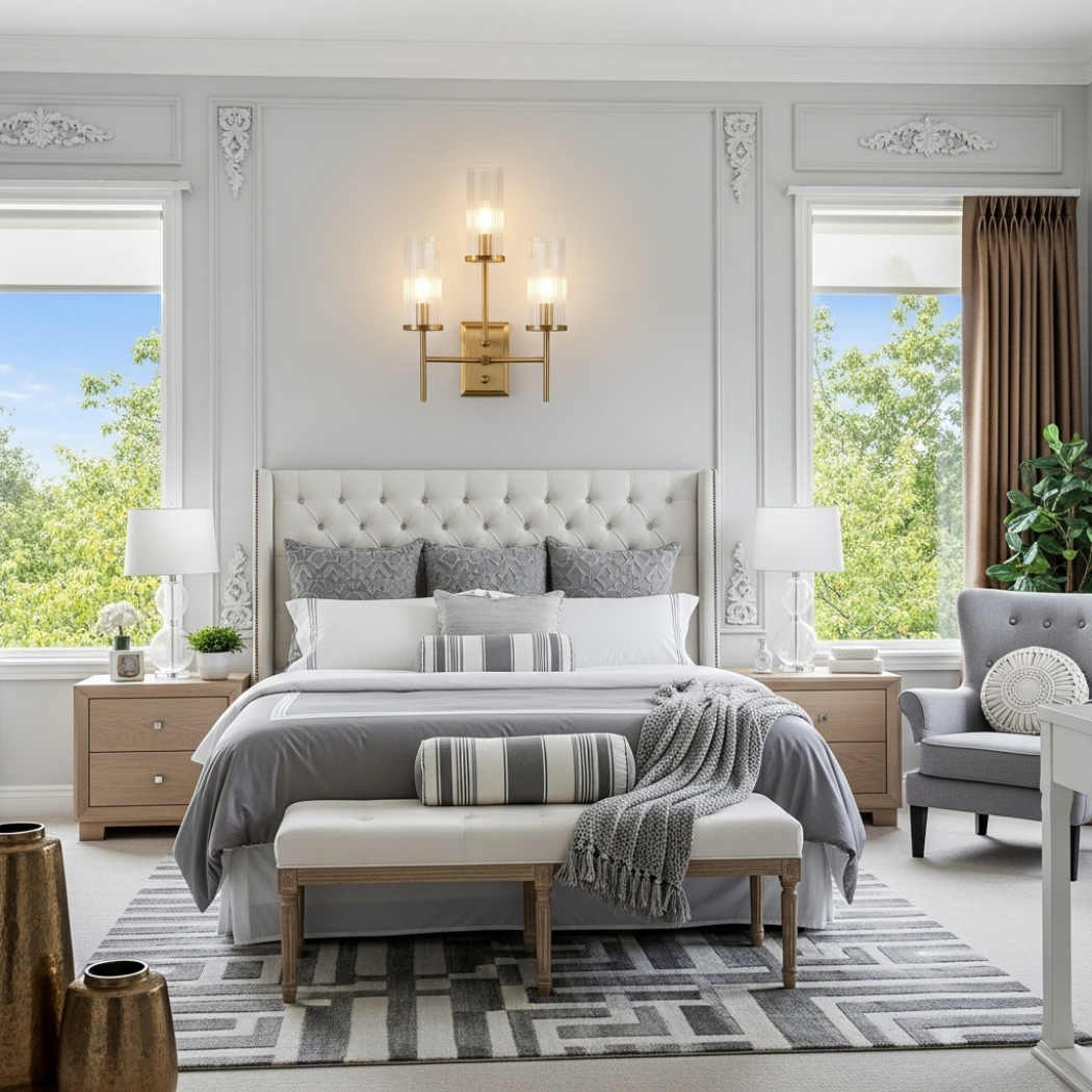 French Light Crystal Wall lamps