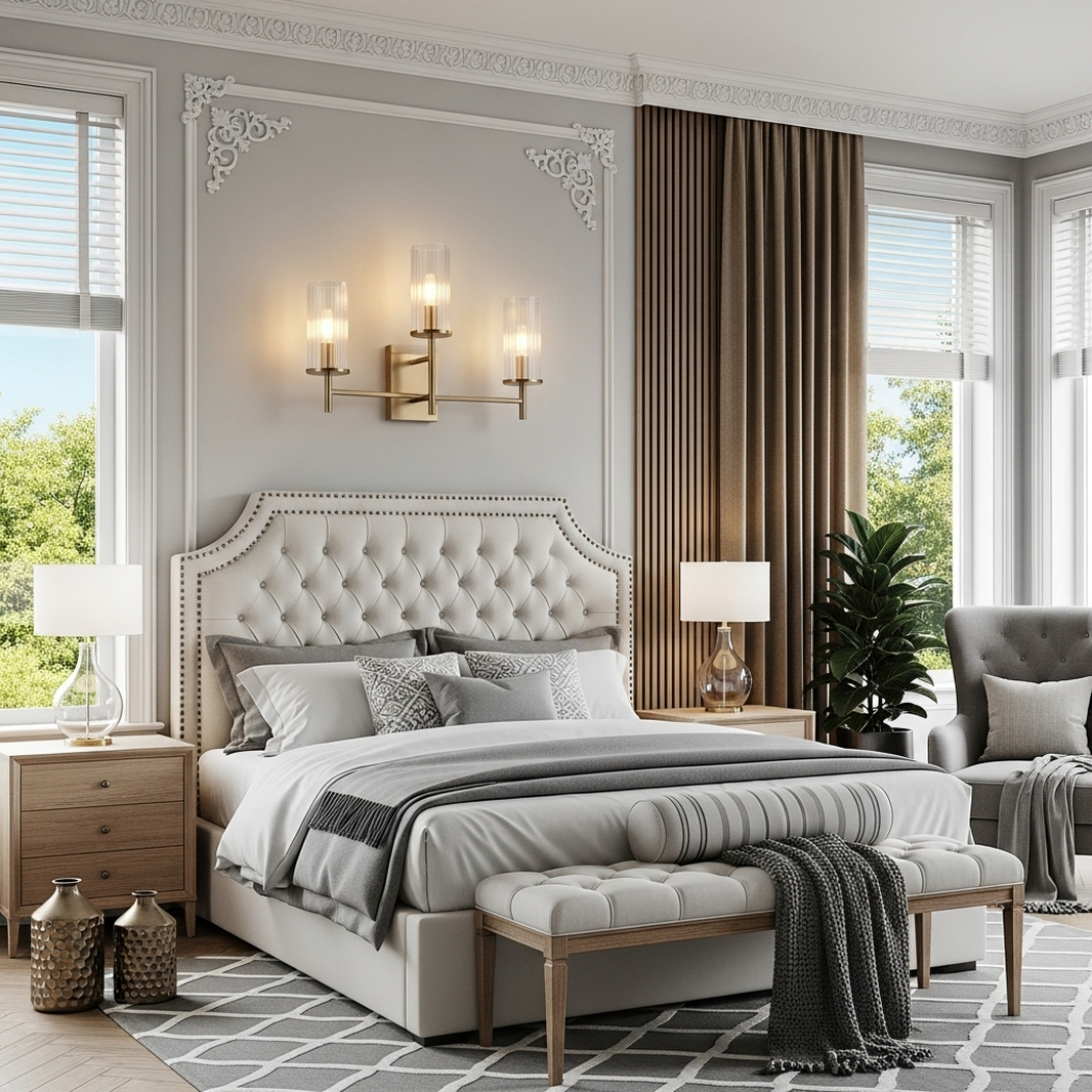 French Light Crystal Wall lamps