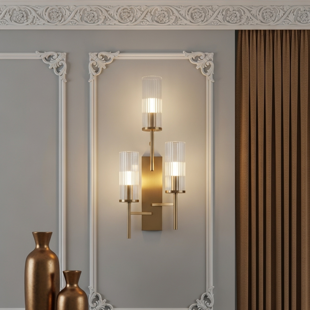 French Light Crystal Wall lamps
