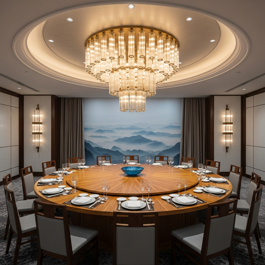 American style villa crystal ceiling lamp
